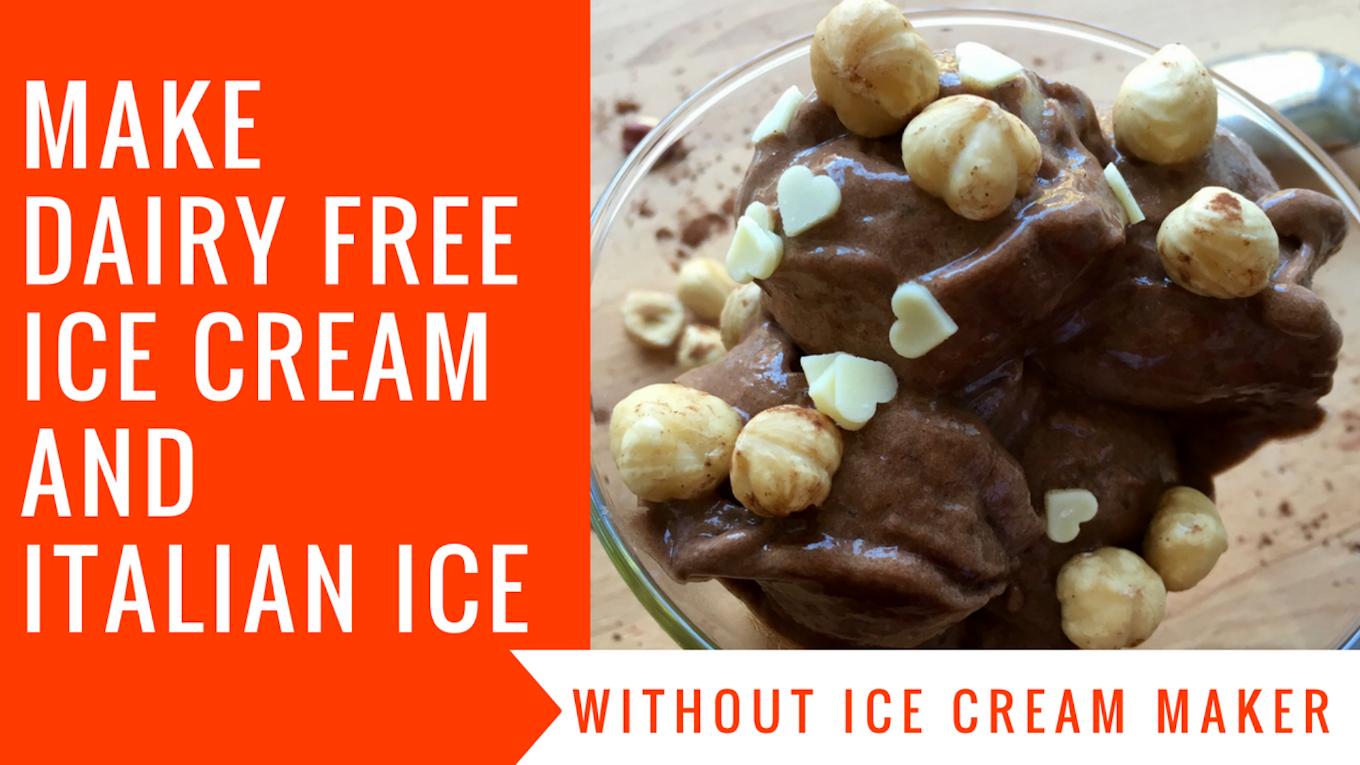 Make Dairy free Ice Cream